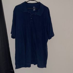 Men’s Big & Tall Navy Collared Polo Shirt